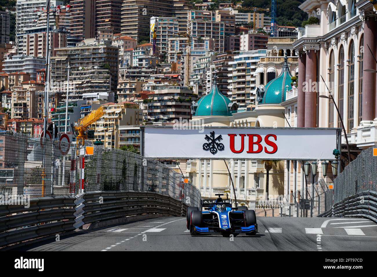 03 Zhou Guanyu (chn), UNI-Virtuosi Racing, Dallara F2, azione nel campionato FIA Formula 2 2021 a Monaco dal 21 al 23 maggio - Foto Florent Gooden / DPPI / LiveMedia Foto Stock