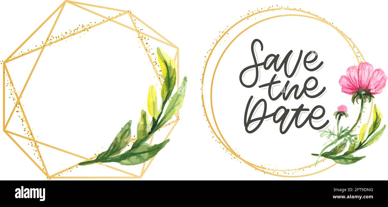 Bella concept card primaverile. Fiori e uccelli impressionanti fatti in tecnica acquerello. Scheda romantica luminosa con fiori estivi in vettoriale. Risparmio di charme Illustrazione Vettoriale