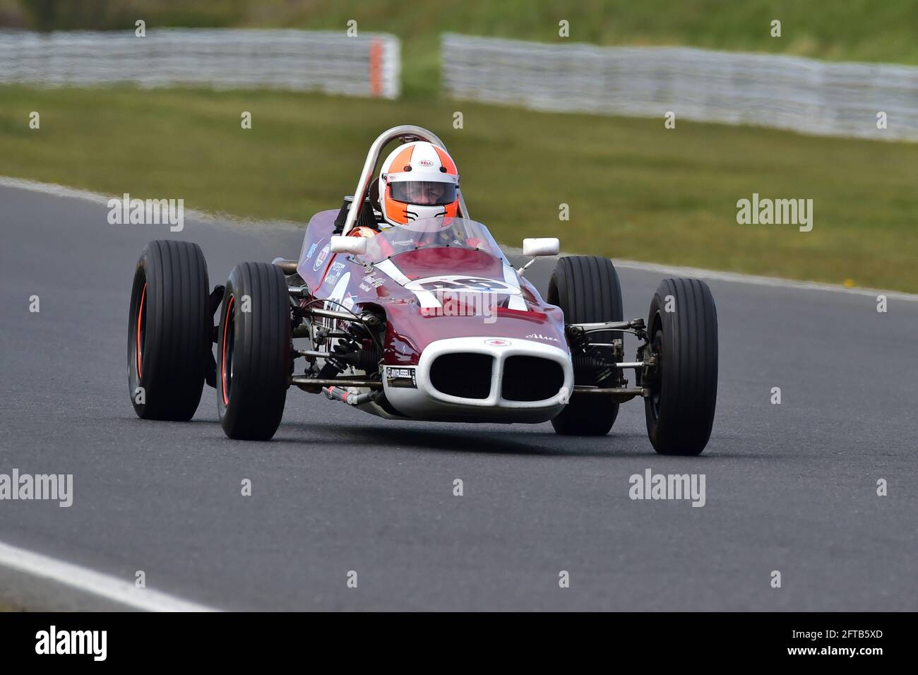 Stuart Dix, Cooper Chinook, Historic Formula Ford, Historic Sports Car Club, HSCC, Jim Russell Trophy Meeting, aprile 2021, Snetterton, Norfolk, Great Foto Stock