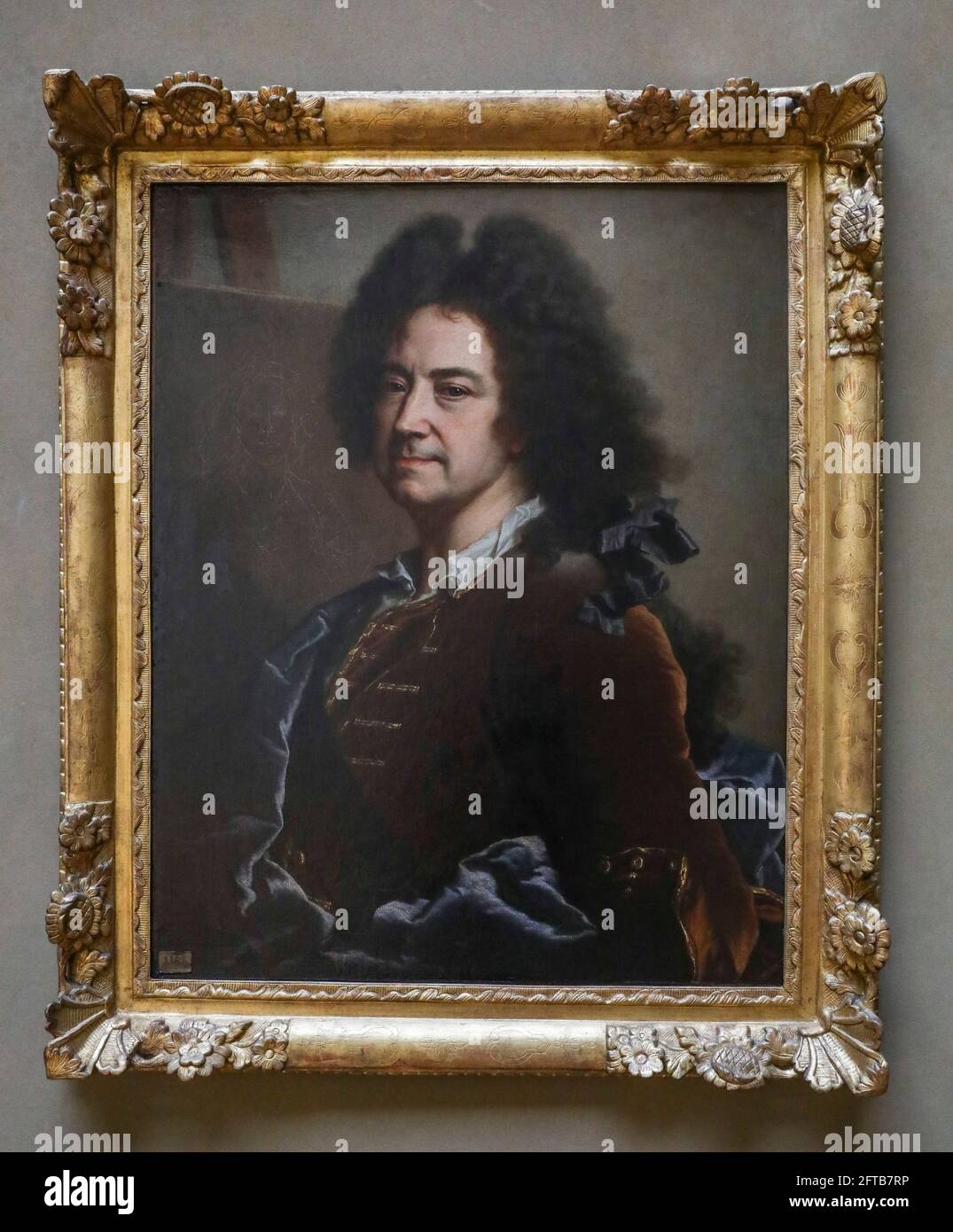MOSTRA HYACINTHE RIGAUD ALLA REGGIA DI VERSAILLES Foto Stock