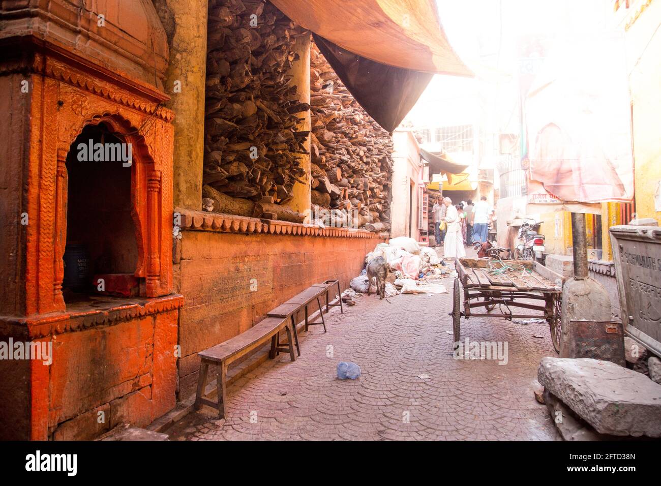 Varanasi Banaras Ghats si Ghat Dashashashwamedh Ghat Manikarnika Ghat Tulsi Ghat Foto Stock