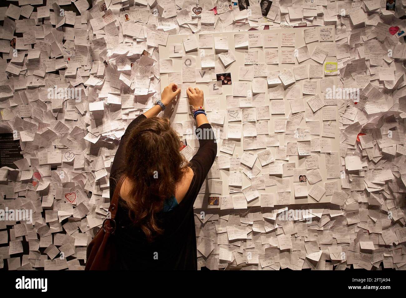 Londra /Luglio 5.Agosto 2008 / Yoko Ono Secret Piece III National Gallery, Londra, 2008. Foto Stock