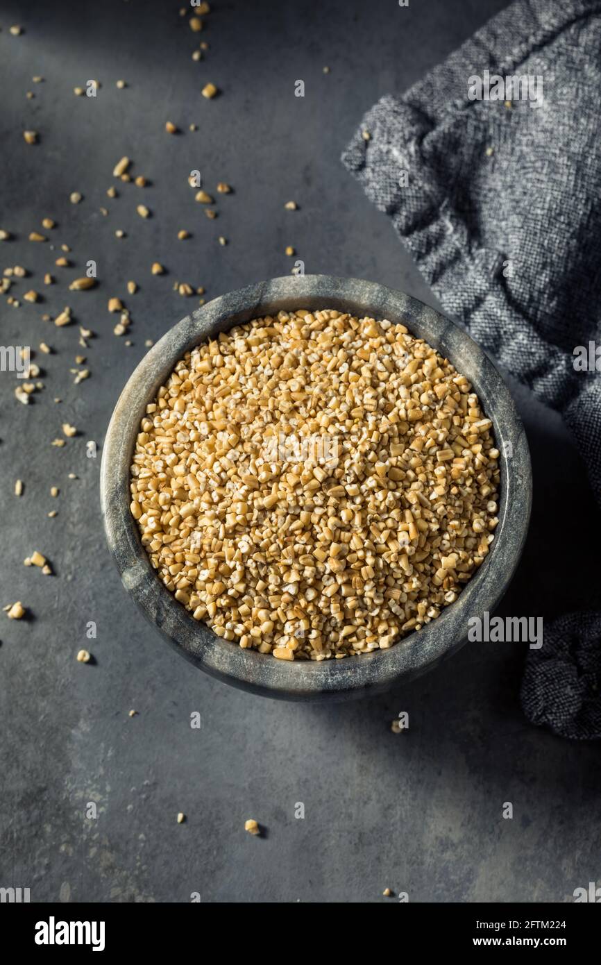 Tappetini da taglio in acciaio organico asciutto pronti per l'uso Foto Stock