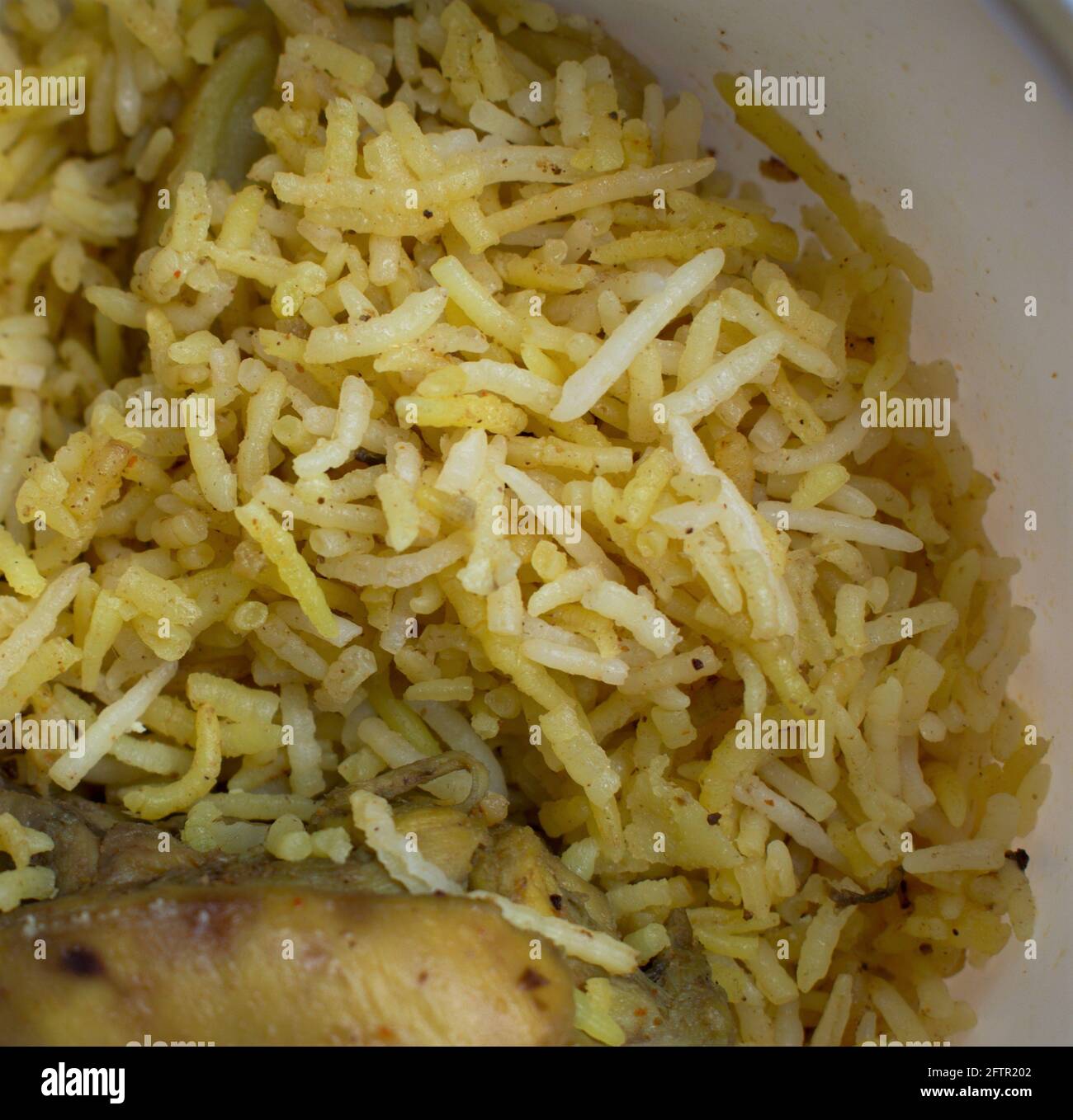 Riso Basmati aromatico e non adesivo Biryani Foto Stock