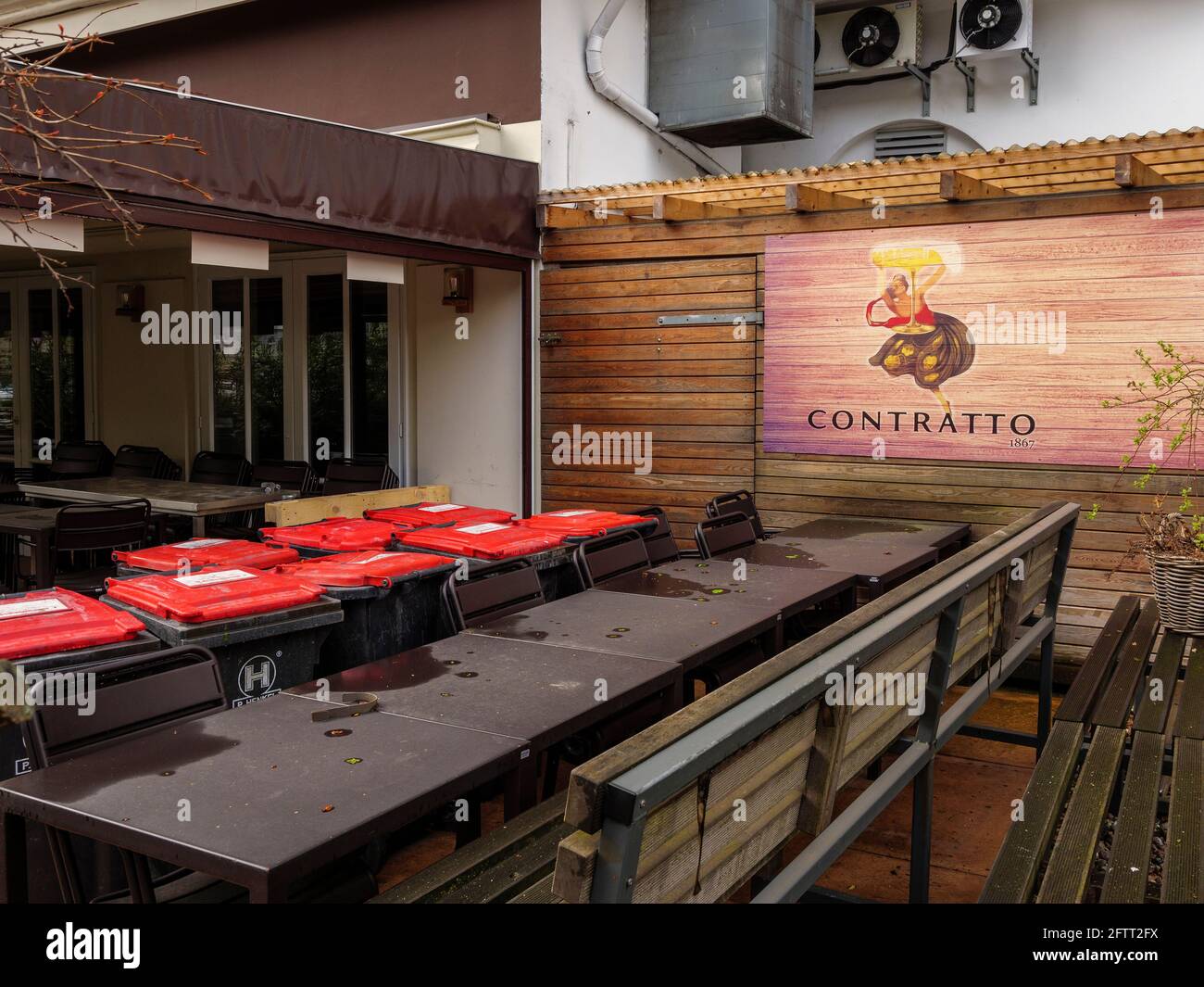 Italien Ristorante cucina Matta, Curschmannstr. 5 a Amburgo-Hoheluft-Ost, Germania, Europa Foto Stock