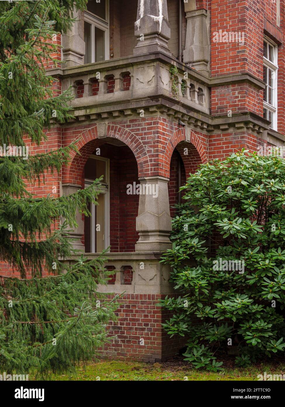 Martin und Clara Heimann Stift costruito 1902+1912 da Krumbhaar, Hermann & Heubel, Martini-St. 83 ad Amburgo-Hoheluft-Ost, Germania, Europa Foto Stock