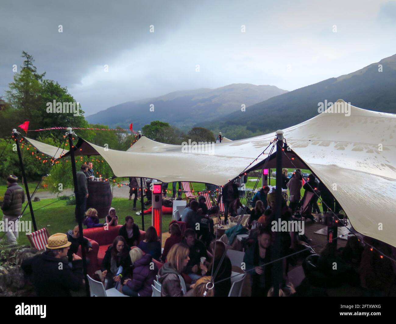 Monachyle Mhor festival Lochearnhead Foto Stock