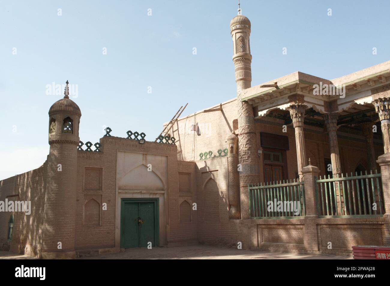 Moschea Kashgar, Xinkiang, Repubblica popolare Cinese, 2019 Foto Stock