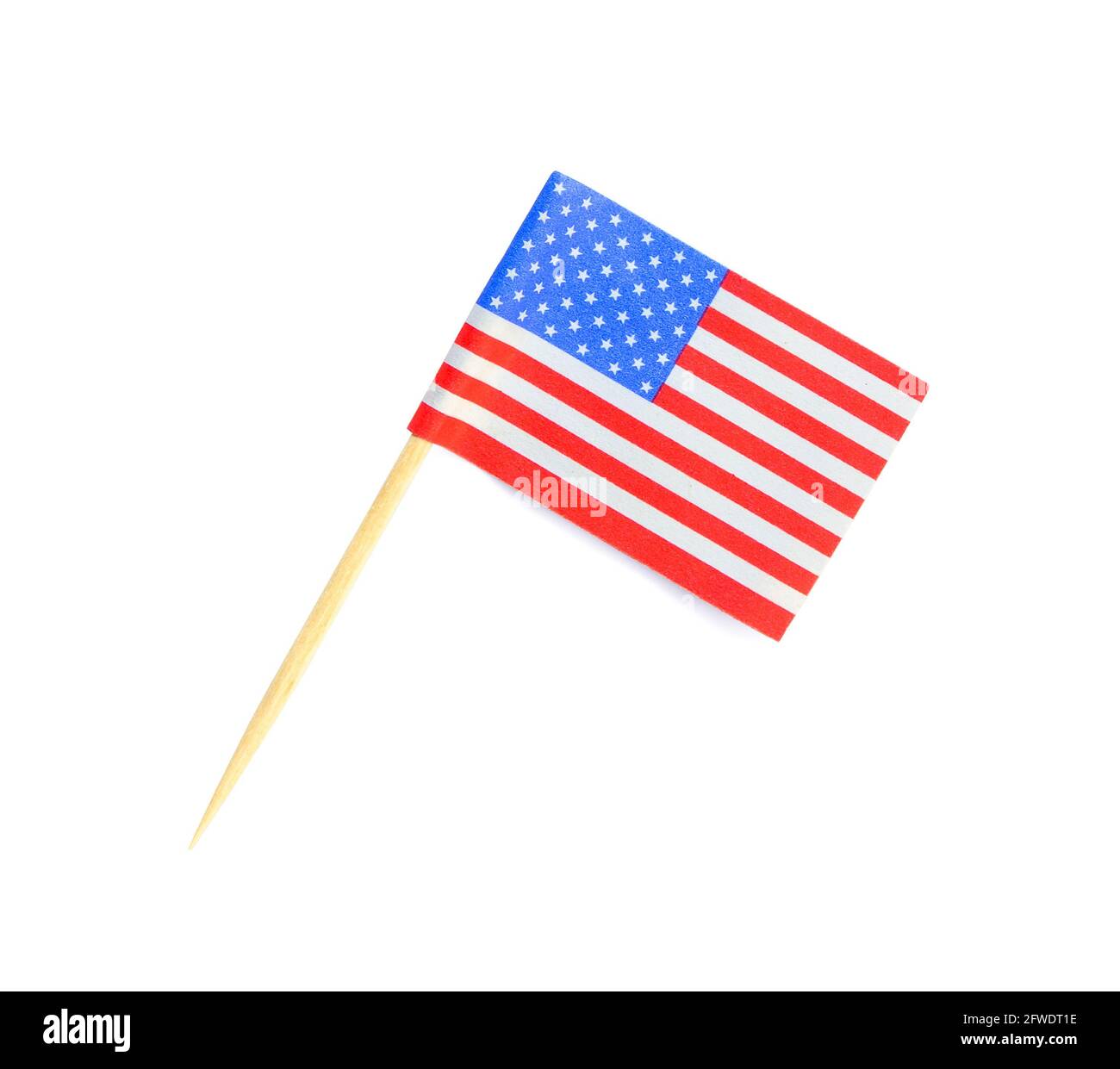 Decorazione cibo isolato su bianco Foto Stock