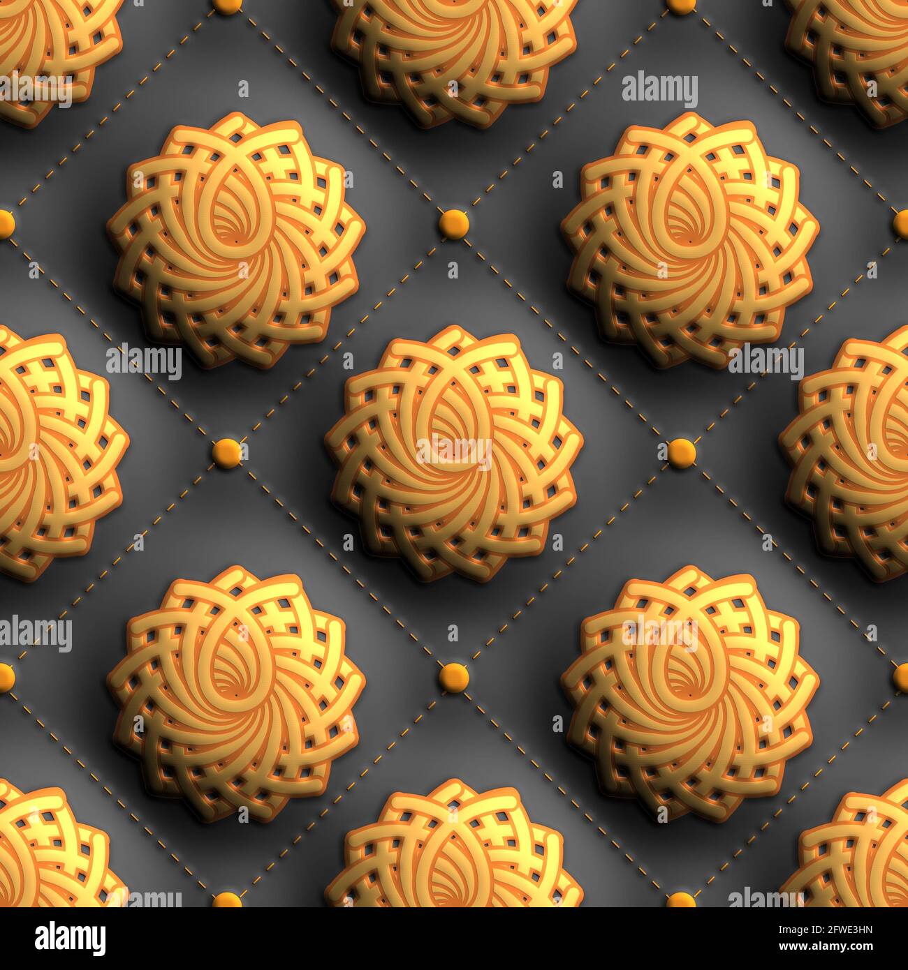 3D rendering di plastica piastrella di sfondo Foto Stock