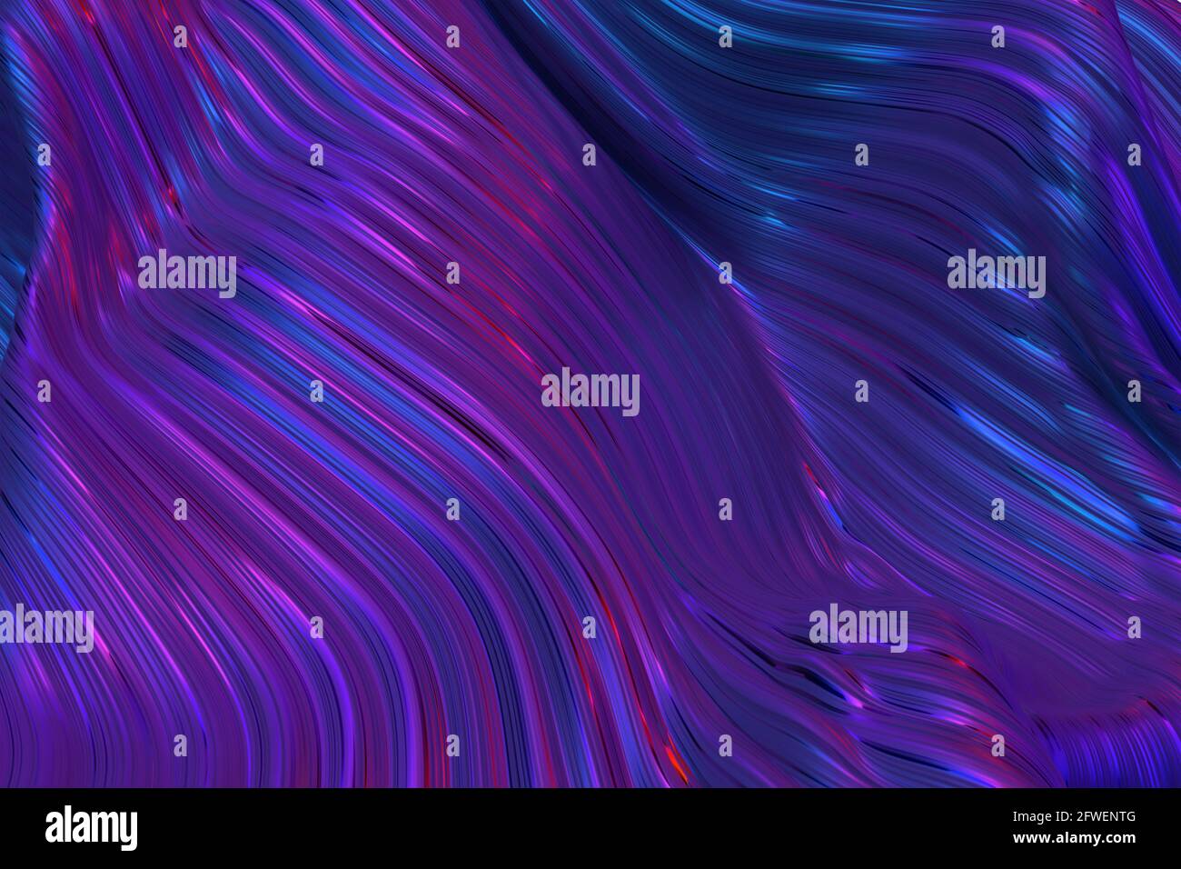 Pupilla astratta e tessitura ondulata blu Foto Stock