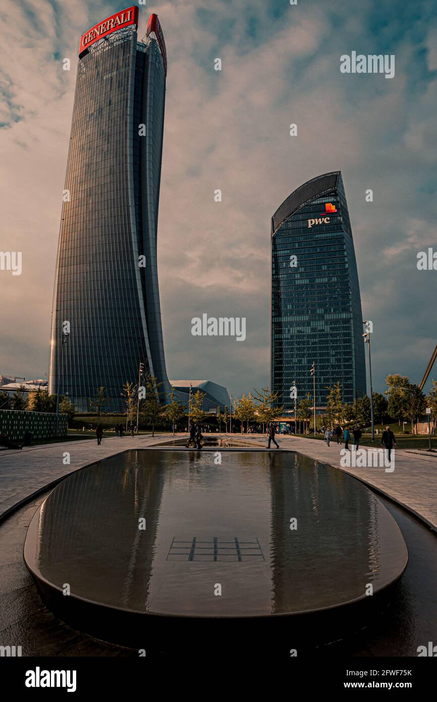 Milano vita cittadina 2021 Foto della vita cittadina di Milano Foto Stock