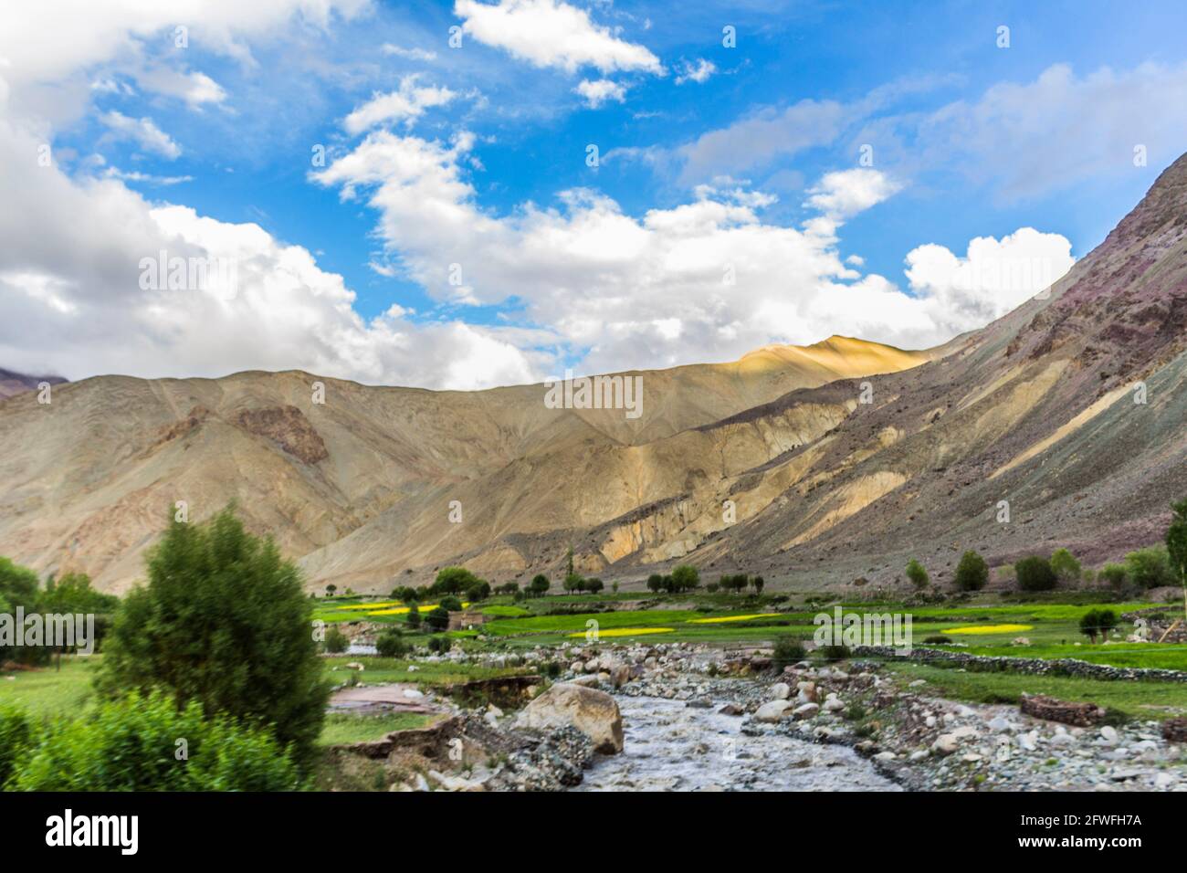 Varie vedute dell'autostrada Manali Leh Foto Stock