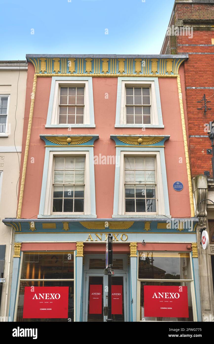 Casa in stile egiziano Hertford Foto Stock