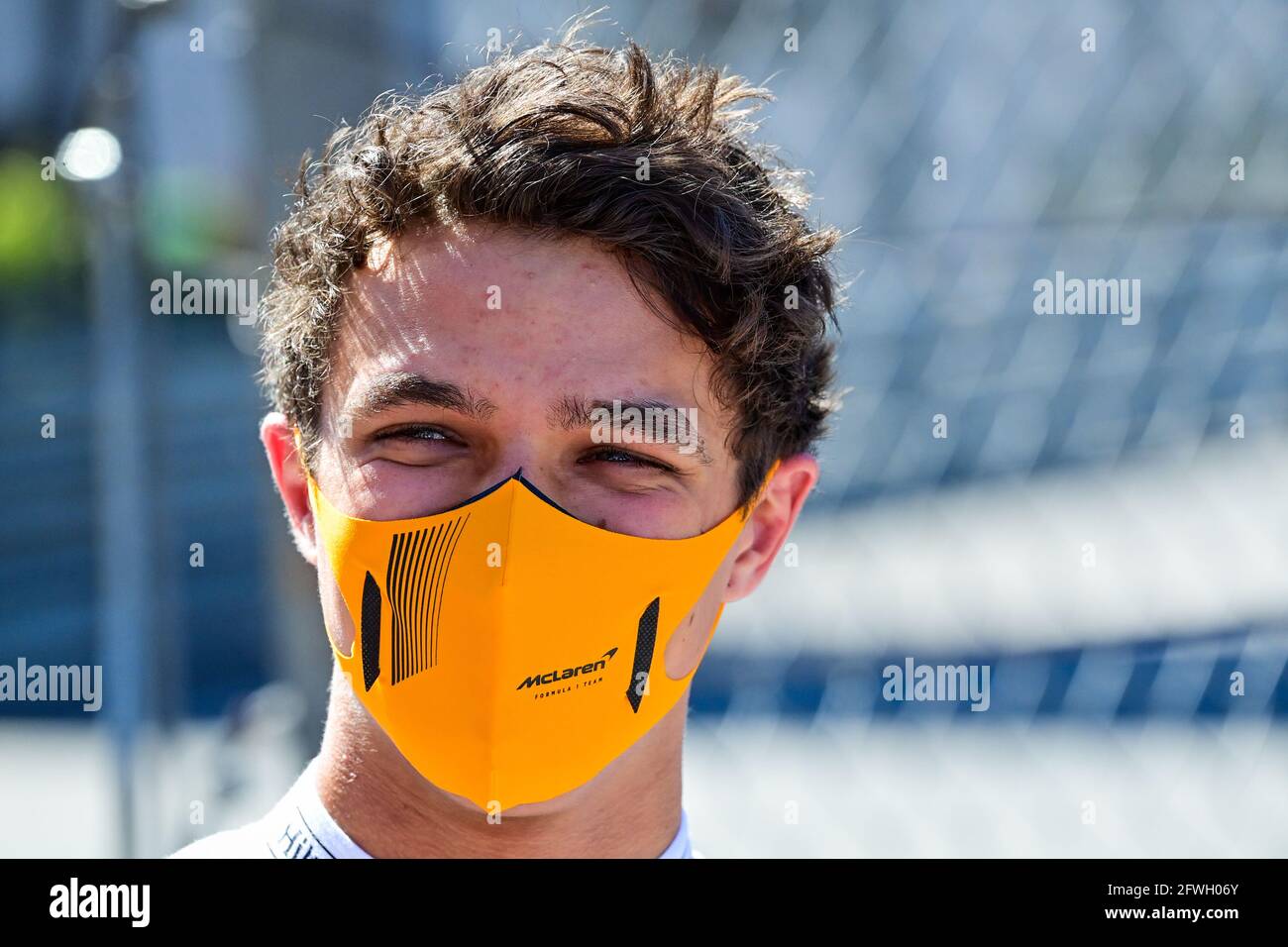 NORRIS Lando (gbr), McLaren MCL35M, ritratto durante il Campionato del mondo di Formula uno 2021, Gran Premio di Monaco dal 20 al 23 maggio a Monaco - Foto DPPI Foto Stock