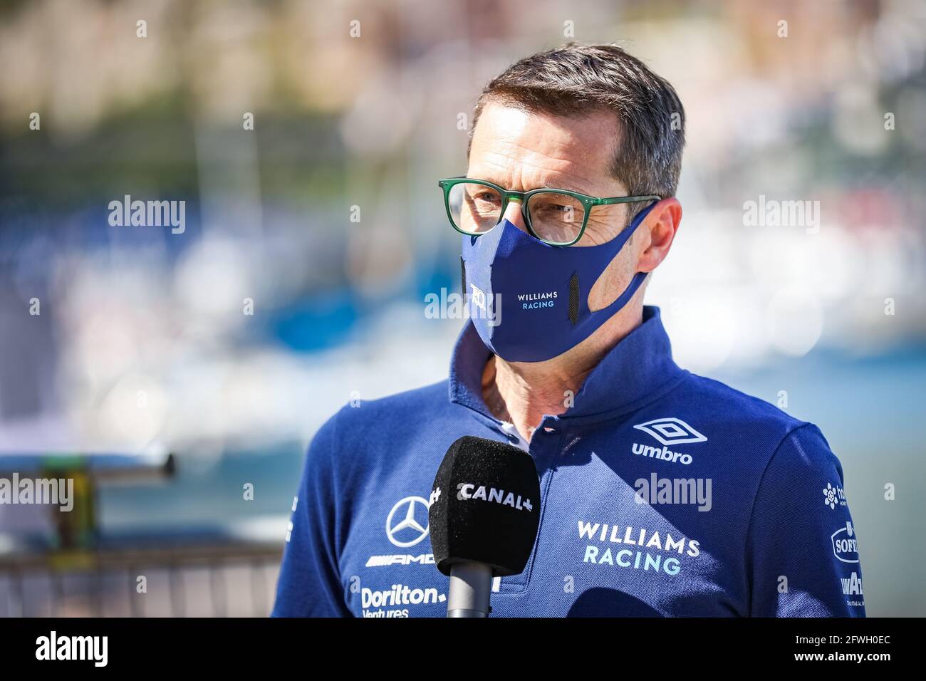 DEMAISON Francois Xavier, Direttore tecnico della Williams Racing F1, ritratto durante il Campionato del mondo di Formula uno 2021, Gran Premio di Monaco dal 20 al 23 maggio a Monaco - Foto Antonin Vincent / DPPI Foto Stock