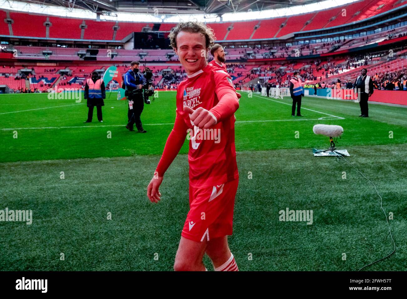 Londra, Regno Unito. 22 maggio 2021 - Londra, Regno Unito: Hereford FC prendere AFC Hornchurch nella finale del Trofeo fa. Credit: Thomas Jackson Credit: Thomas Jackson/Alamy Live News Foto Stock