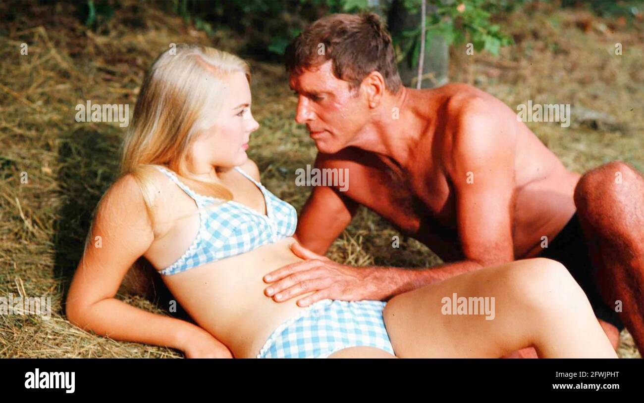 IL NUOTATORE 1968 Columbia Pictures film con Janet Landgard e. Burt Lancaster Foto Stock