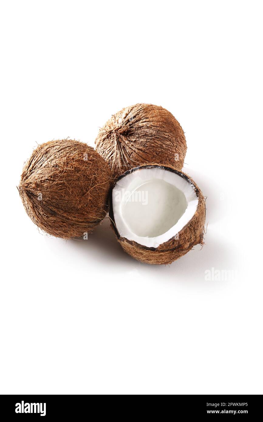 Cocco, cocco, succo di cocco Foto Stock