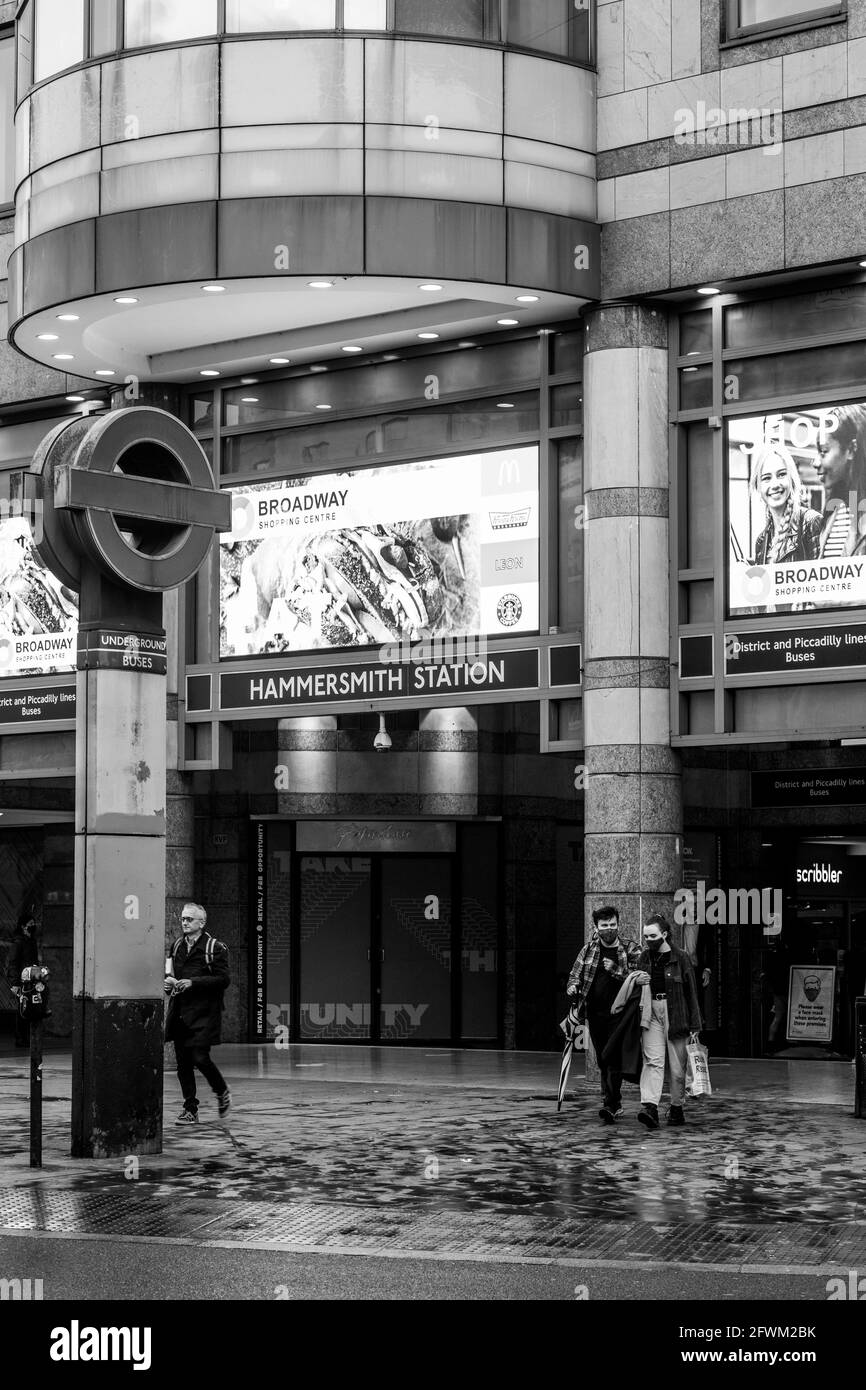 London Hammersmith e il Lyric Foto Stock