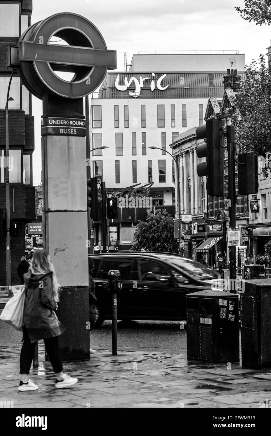 London Hammersmith e il Lyric Foto Stock