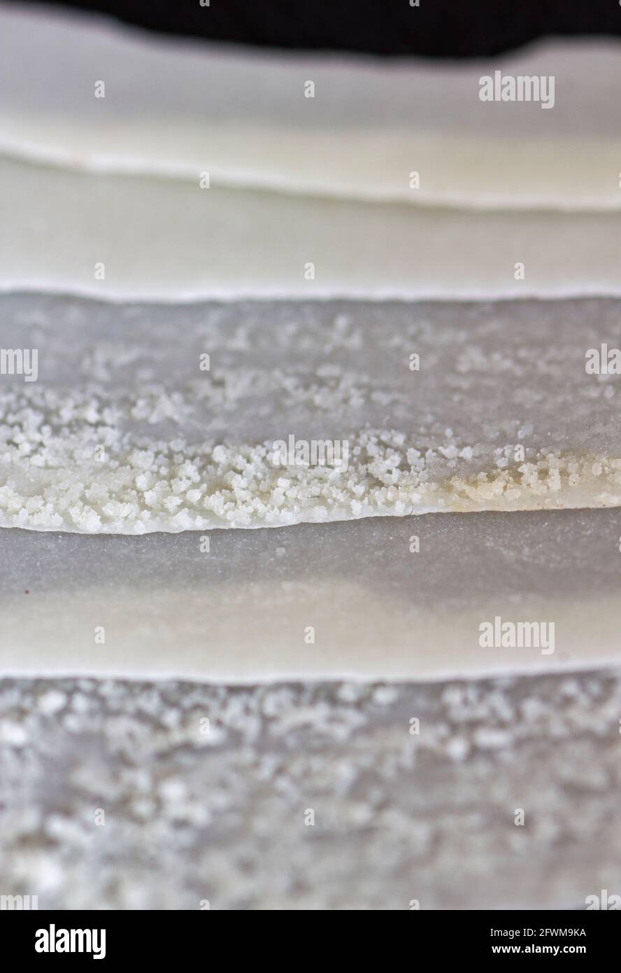 limescale frammenti Foto Stock