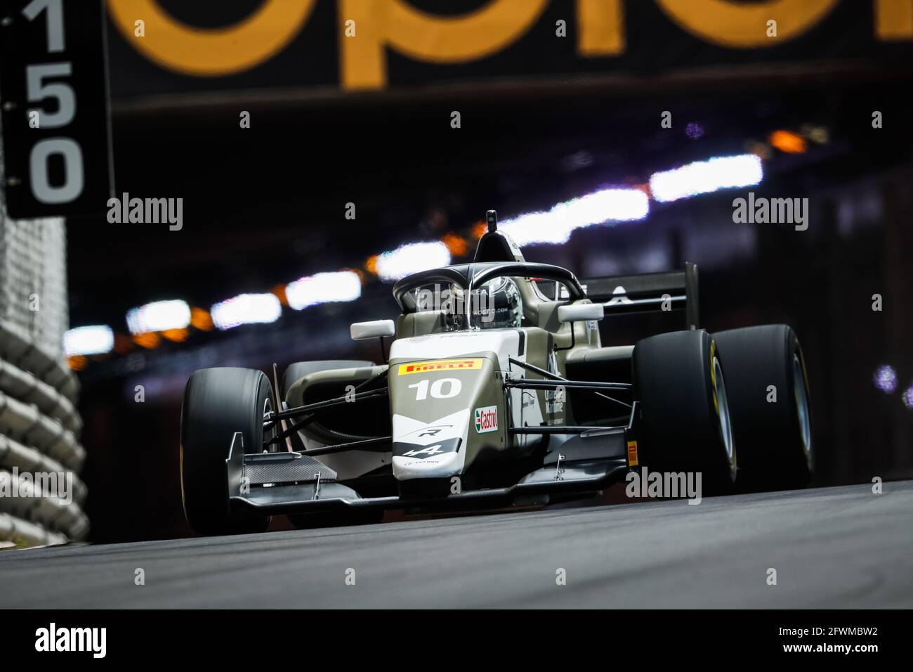 10 DAVID Hadrien, GP di R-ace, azione durante il 3° round del Campionato europeo Regionale Formula 2021 di Alpine a Monaco, dal 21 al 23 maggio 2021 - Foto Antonin Vincent / DPPI / LiveMedia Foto Stock