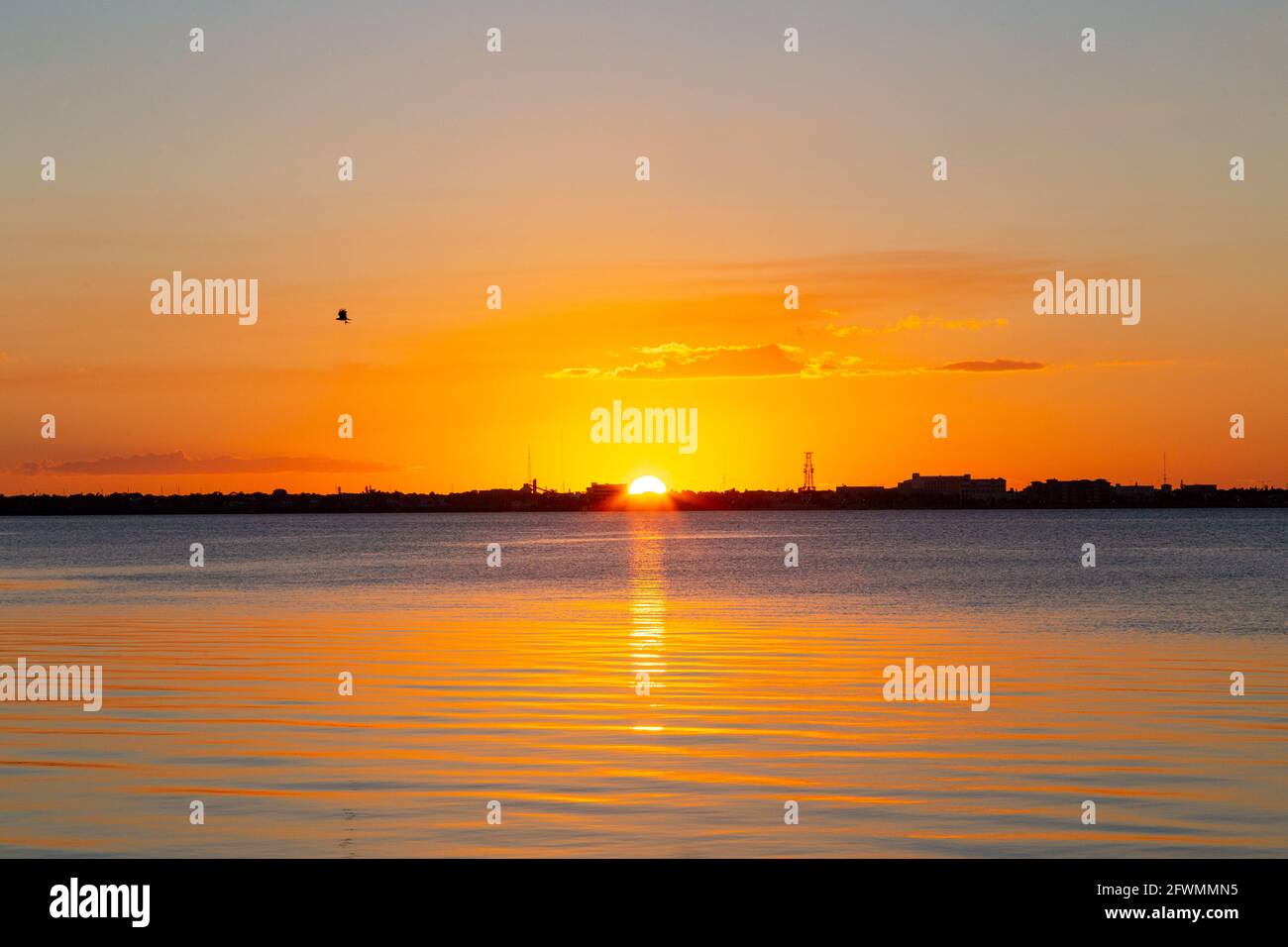 Tramonto Treasure Coast Foto Stock