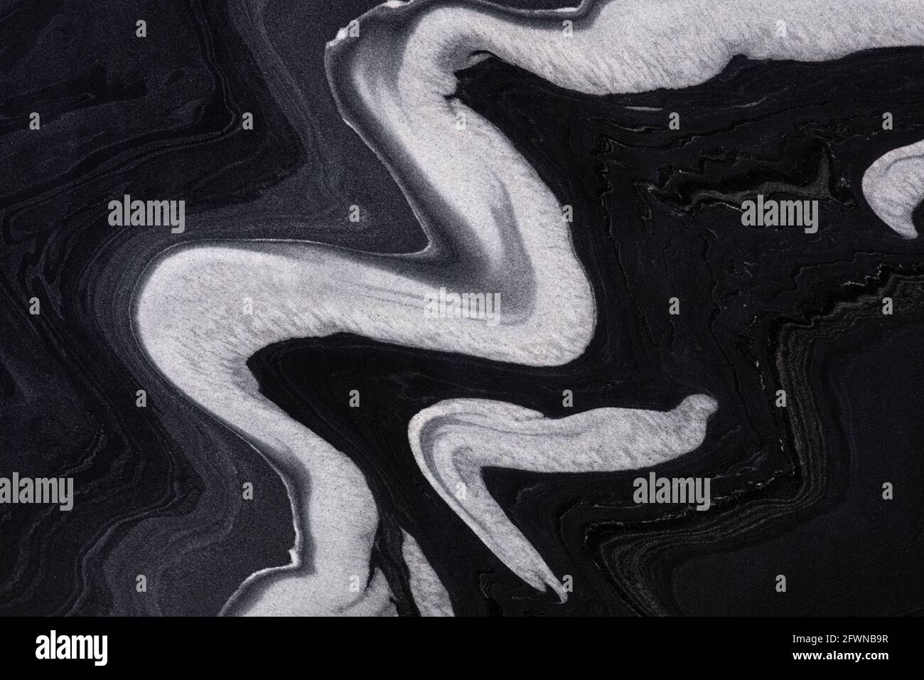 Naturale esotico sfondo in marmo nero, texture in eleganti colori classici per il tuo nuovo design. Foto Stock
