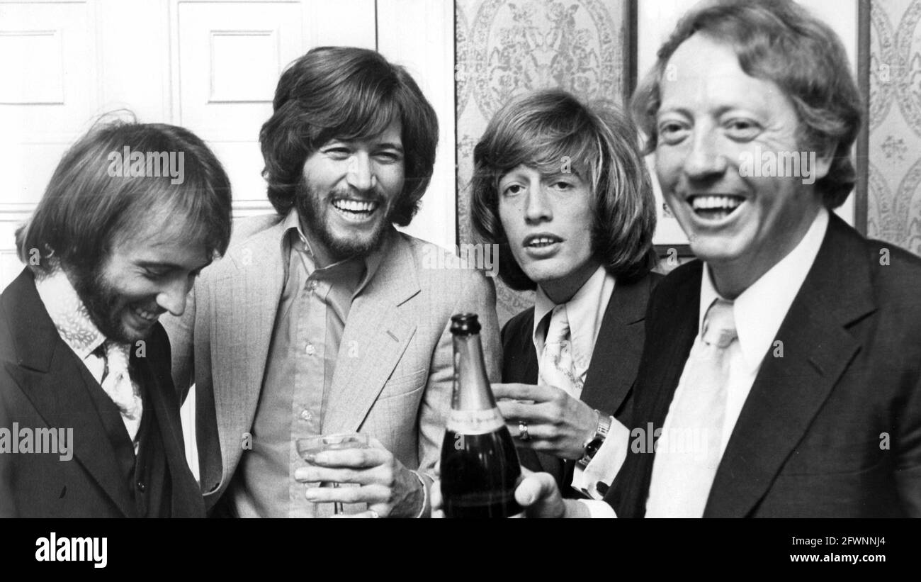 ROBIN GIBB, APE GEES, MAURICE GIBB E BARRY GIBB IN BEE GEES, THE: HOW CAN YOU MEND A BROKEN HEART (2020), DIRETTO DA FRANK MARSHALL. Credit: Diamond Docs / PolyGram Records / Album Foto Stock