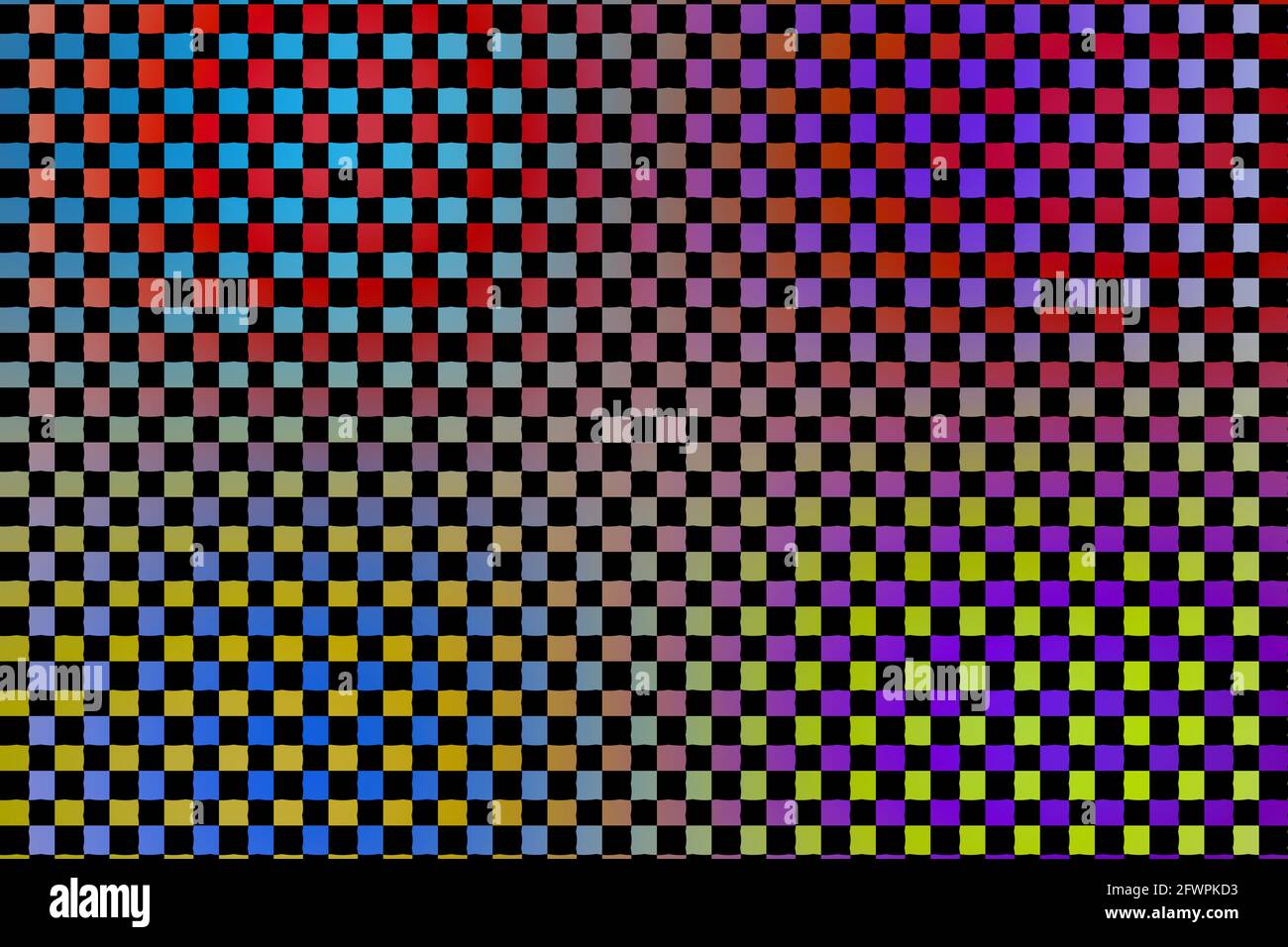Illusione colorata psichedelico design moderno scatto sfondo alta qualità grande stampe di formato Foto Stock