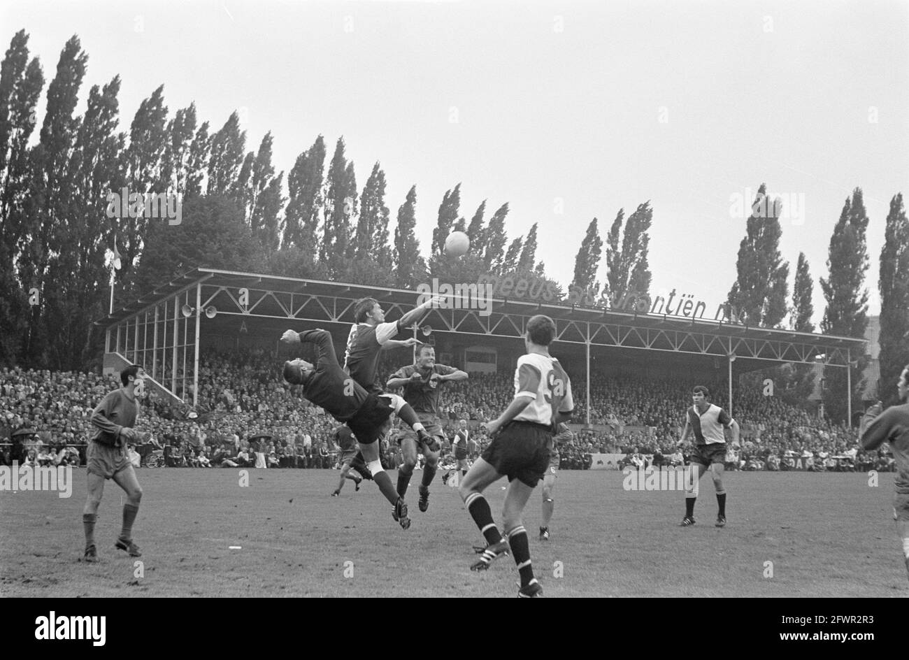 NAC vs Feyenoord 0-4, 24 agosto 1969, Paesi Bassi, foto agenzia stampa del XX secolo, notizie da ricordare, documentario, fotografia storica 1945-1990, storie visive, Storia umana del XX secolo, che cattura momenti nel tempo Foto Stock
