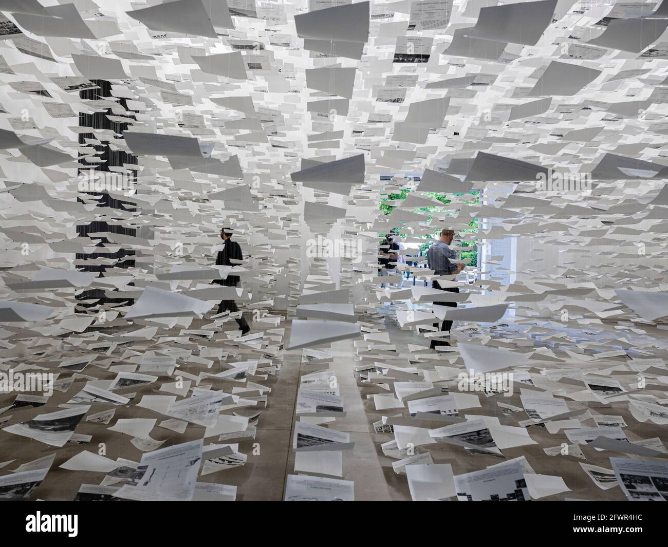 Padiglione Spagnolo. 17° Biennale di architettura di Venezia, Venezia, Italia. Architetto: Vari, 2021. Foto Stock