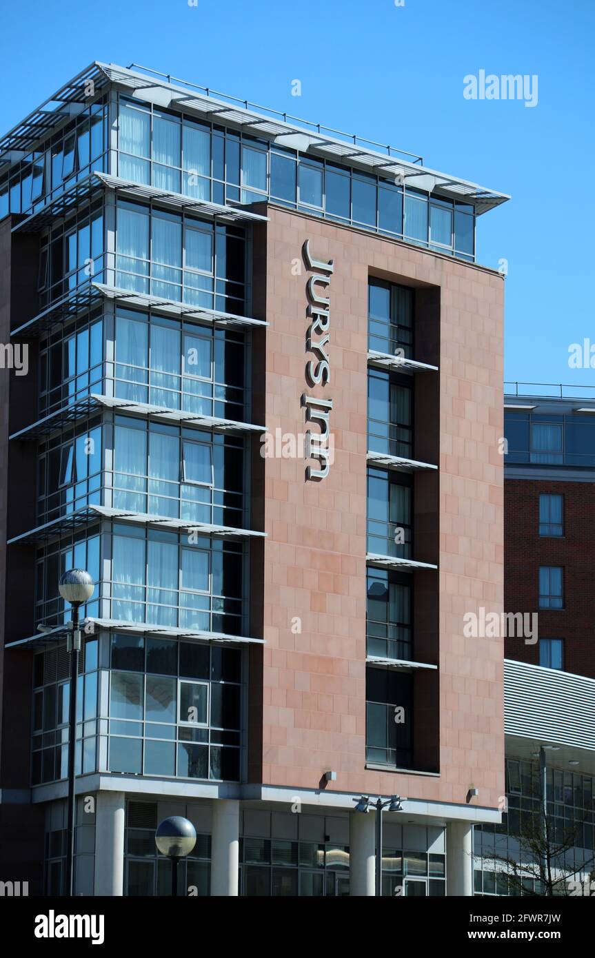 Jurys Inn Hotel a Liverpool Foto Stock