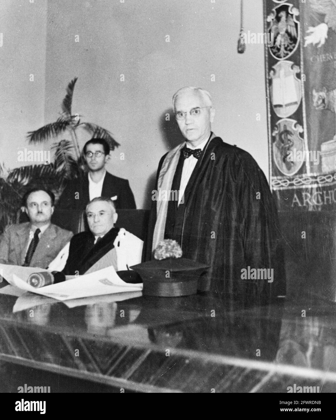 Alexander Fleming 1945b Foto Stock
