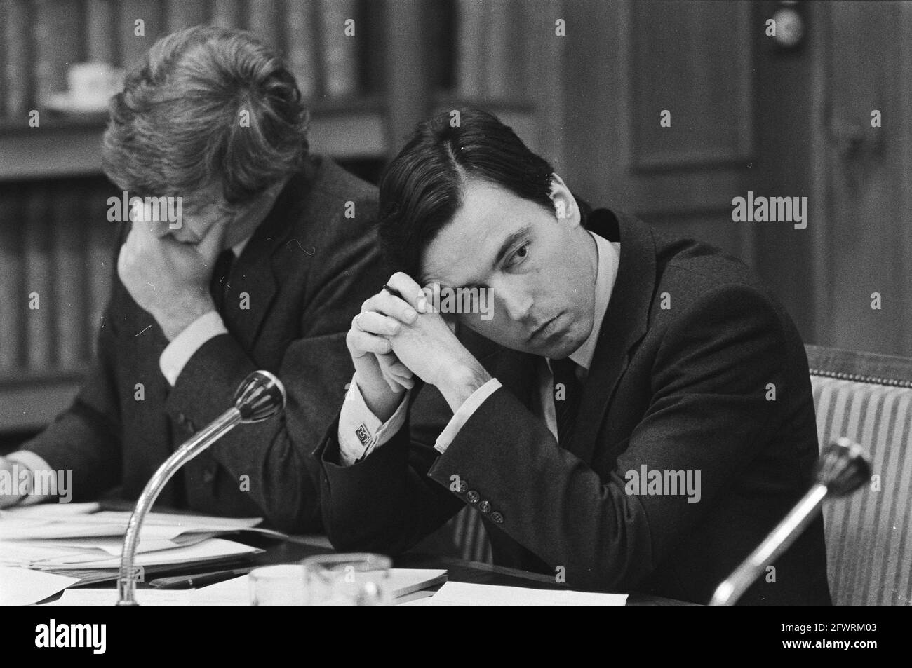 Politica culturale, riunioni, 2 febbraio 1983, politica culturale, Incontri, Paesi Bassi, foto agenzia stampa del XX secolo, notizie da ricordare, documentario, fotografia storica 1945-1990, storie visive, Storia umana del XX secolo, che cattura momenti nel tempo Foto Stock