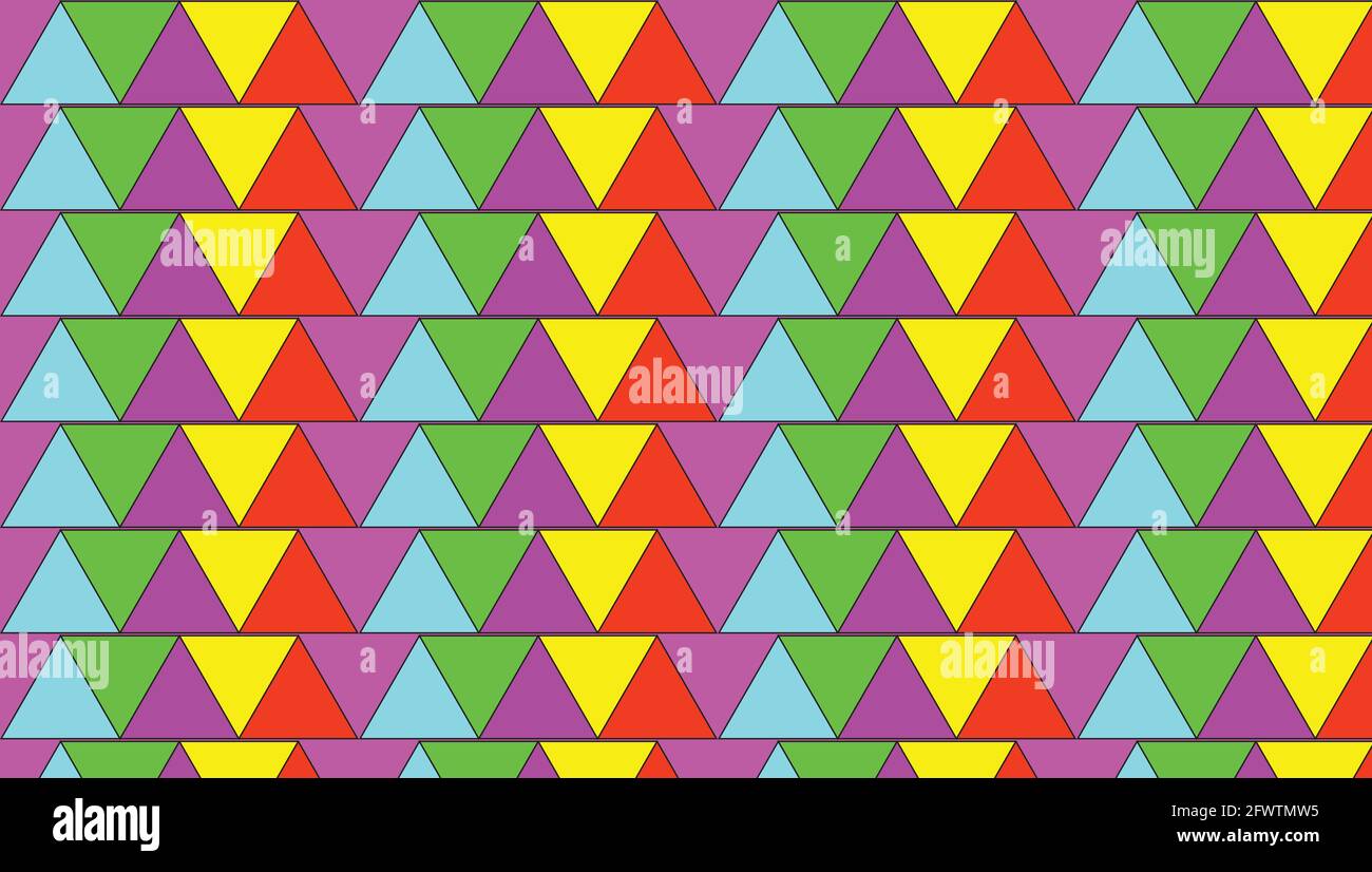 Sfondo astratto di triangoli colorati Illustrazione Vettoriale