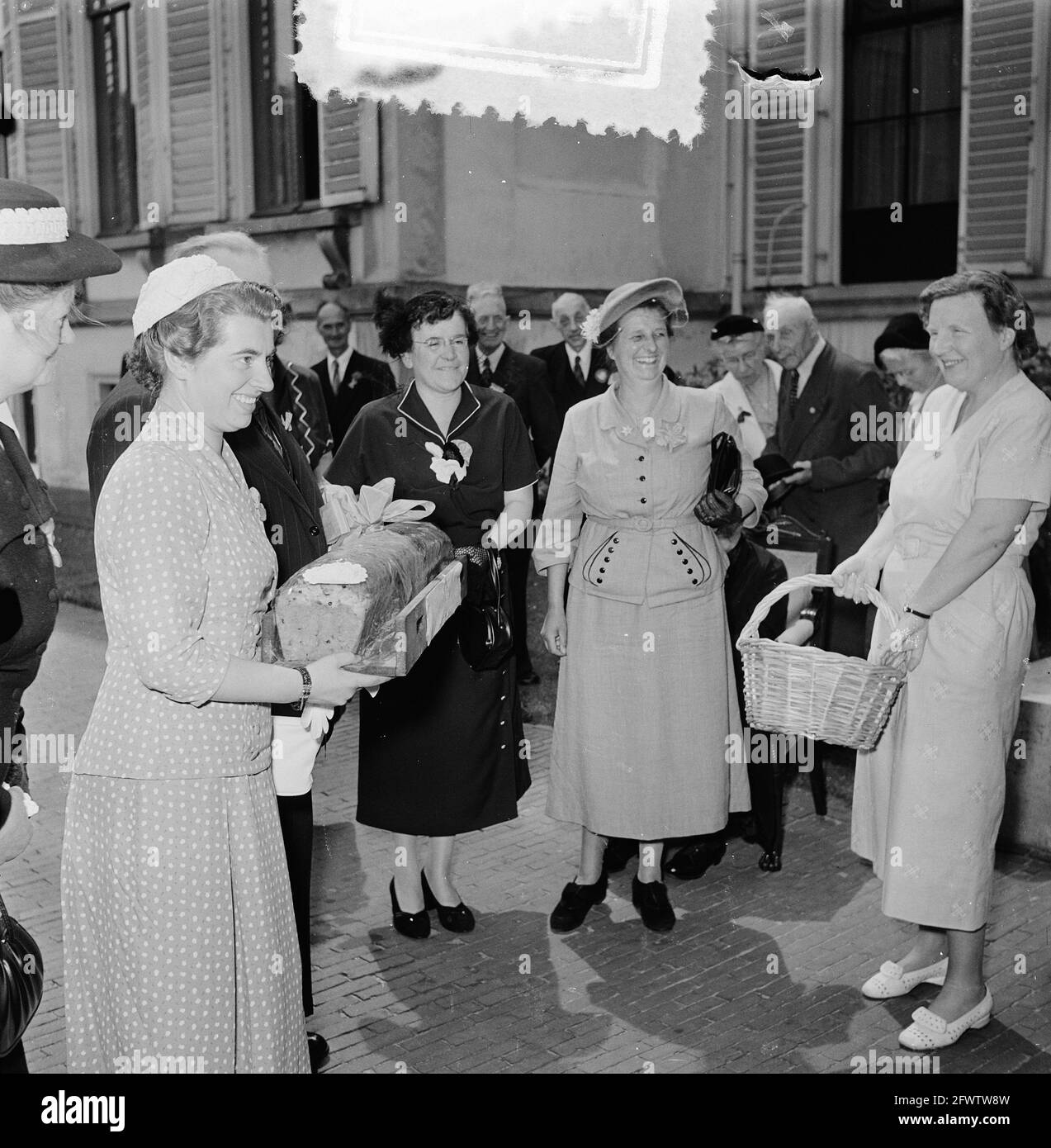 Reception Old of Days at Palace Soestdijk, 9 giugno 1953, Receipts, Paesi Bassi, foto agenzia stampa del xx secolo, notizie da ricordare, documentario, fotografia storica 1945-1990, storie visive, Storia umana del XX secolo, che cattura momenti nel tempo Foto Stock
