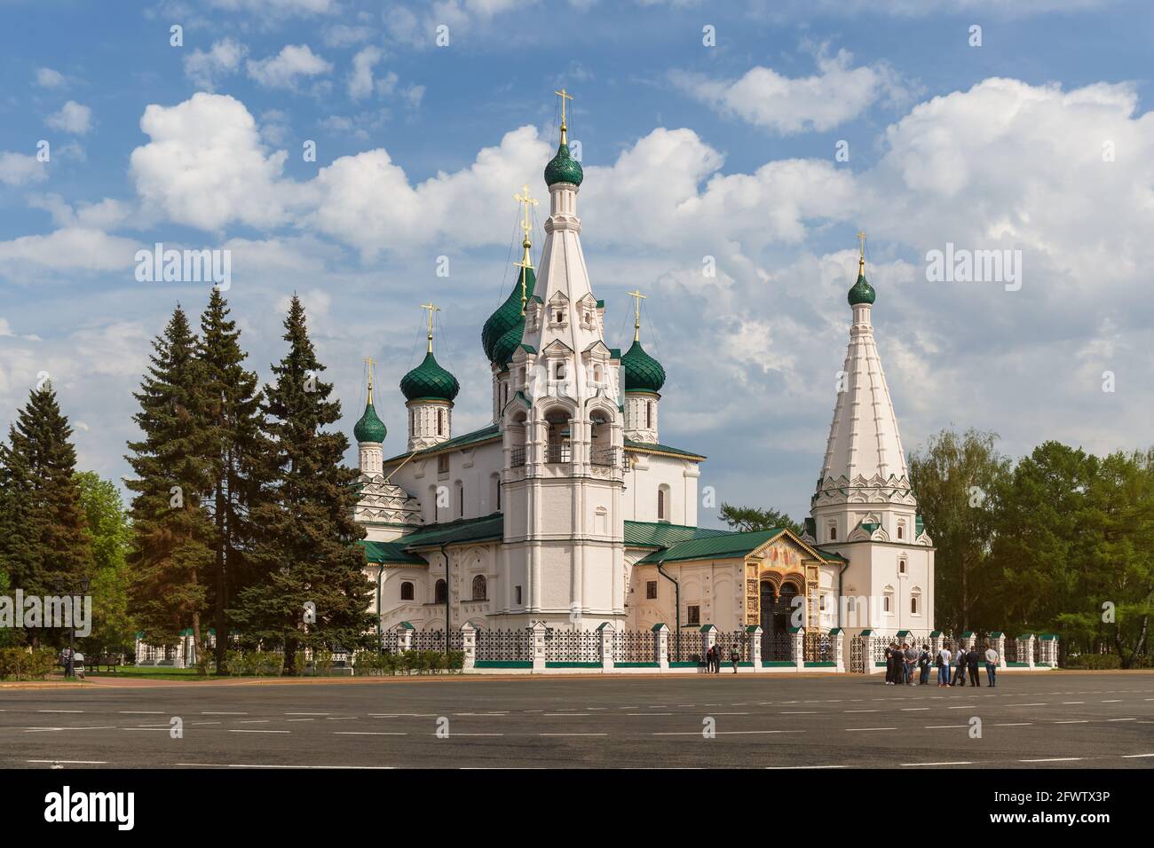 Yaroslavl Chiesa di Elia il Profeta. L'anello d'oro della Russia Foto Stock