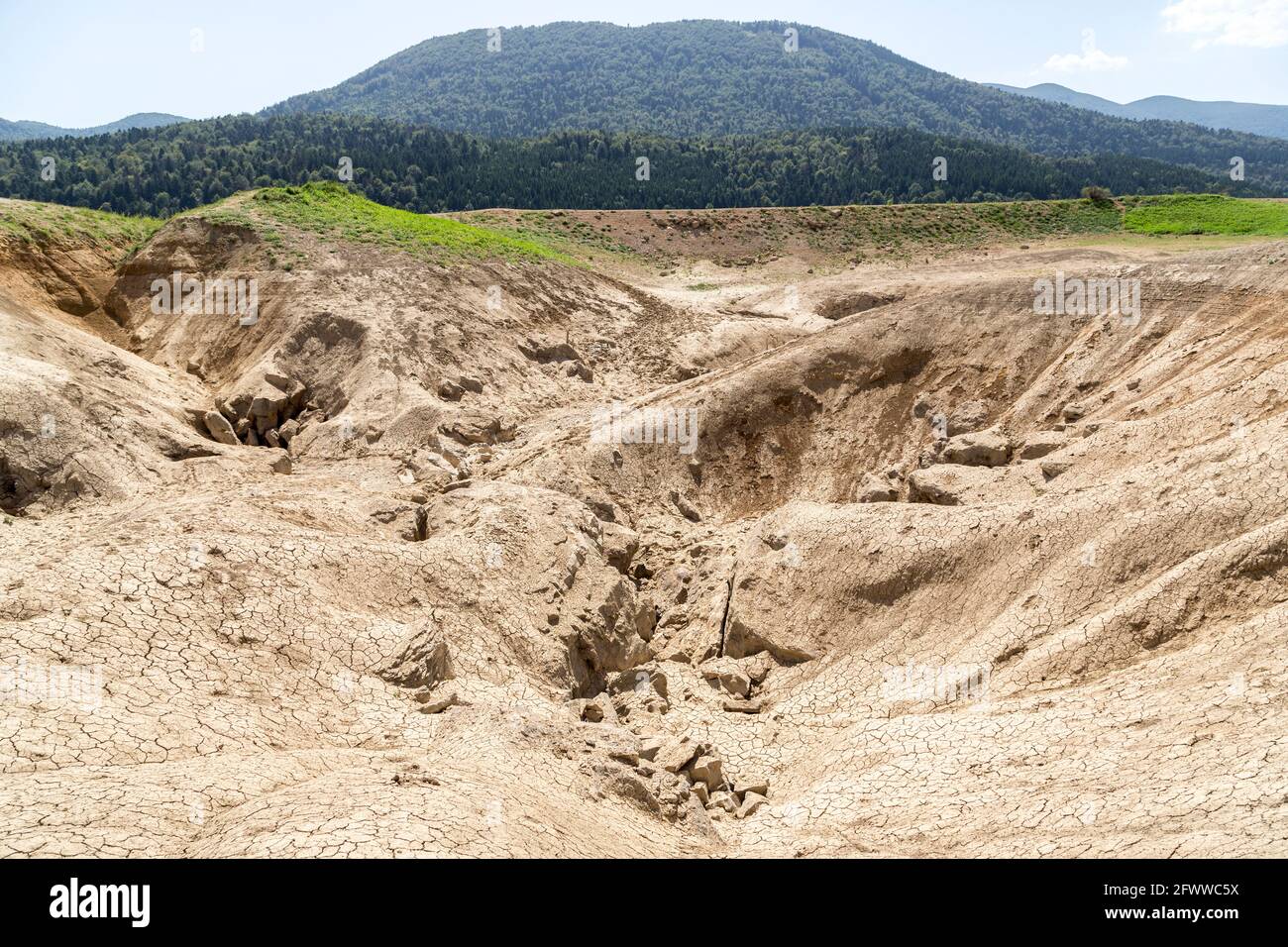 Polje secco, Cerknica, Slovenia Foto Stock