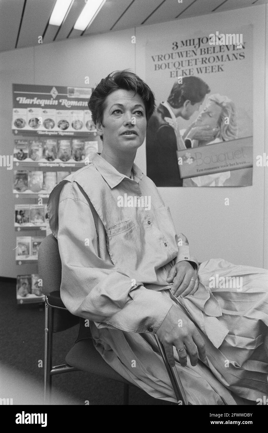 Incarico Gelderlander; Josine Moussy, 28 aprile 1988, romanzi d'amore, Donne, Paesi Bassi, foto agenzia stampa del XX secolo, notizie da ricordare, documentario, fotografia storica 1945-1990, storie visive, Storia umana del XX secolo, che cattura momenti nel tempo Foto Stock