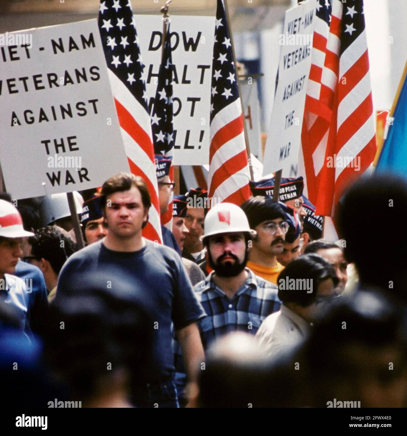 Vietnam Vets contro la guerra Foto Stock