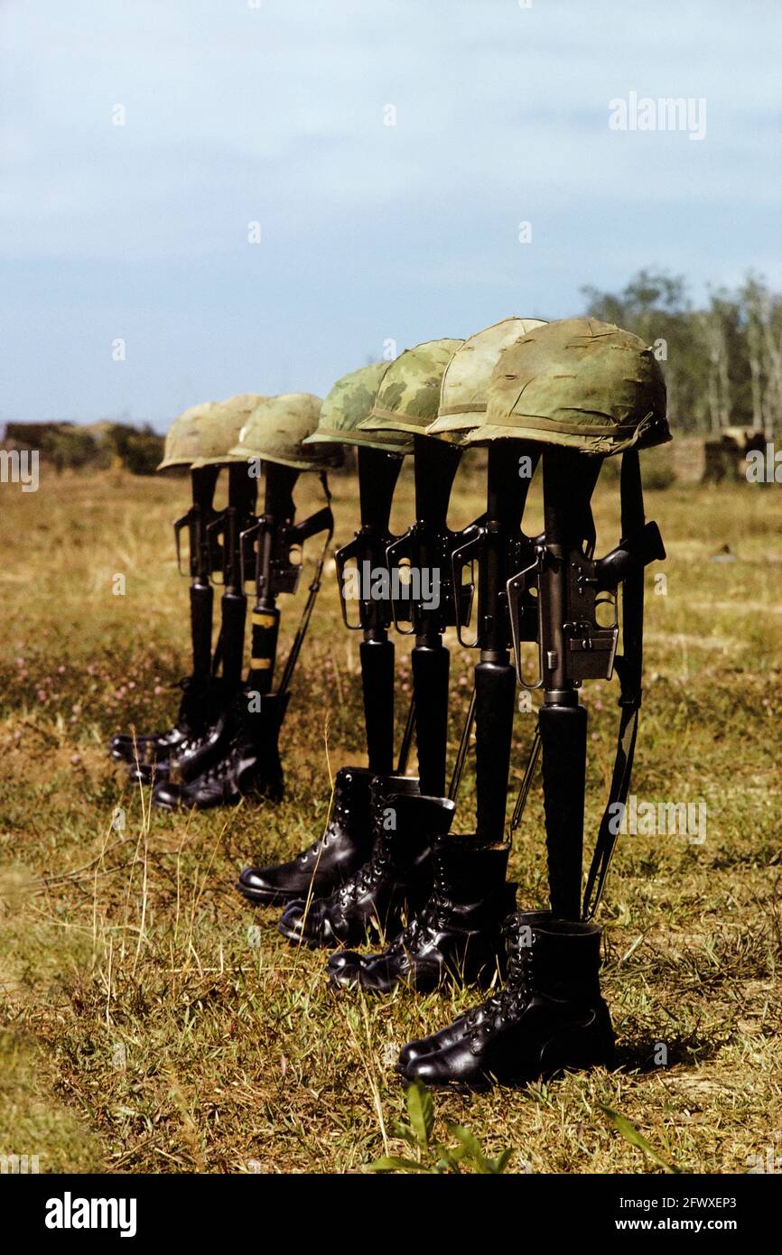 Sette KIA (ucciso in azione); 101a Divisione Airborne Foto Stock