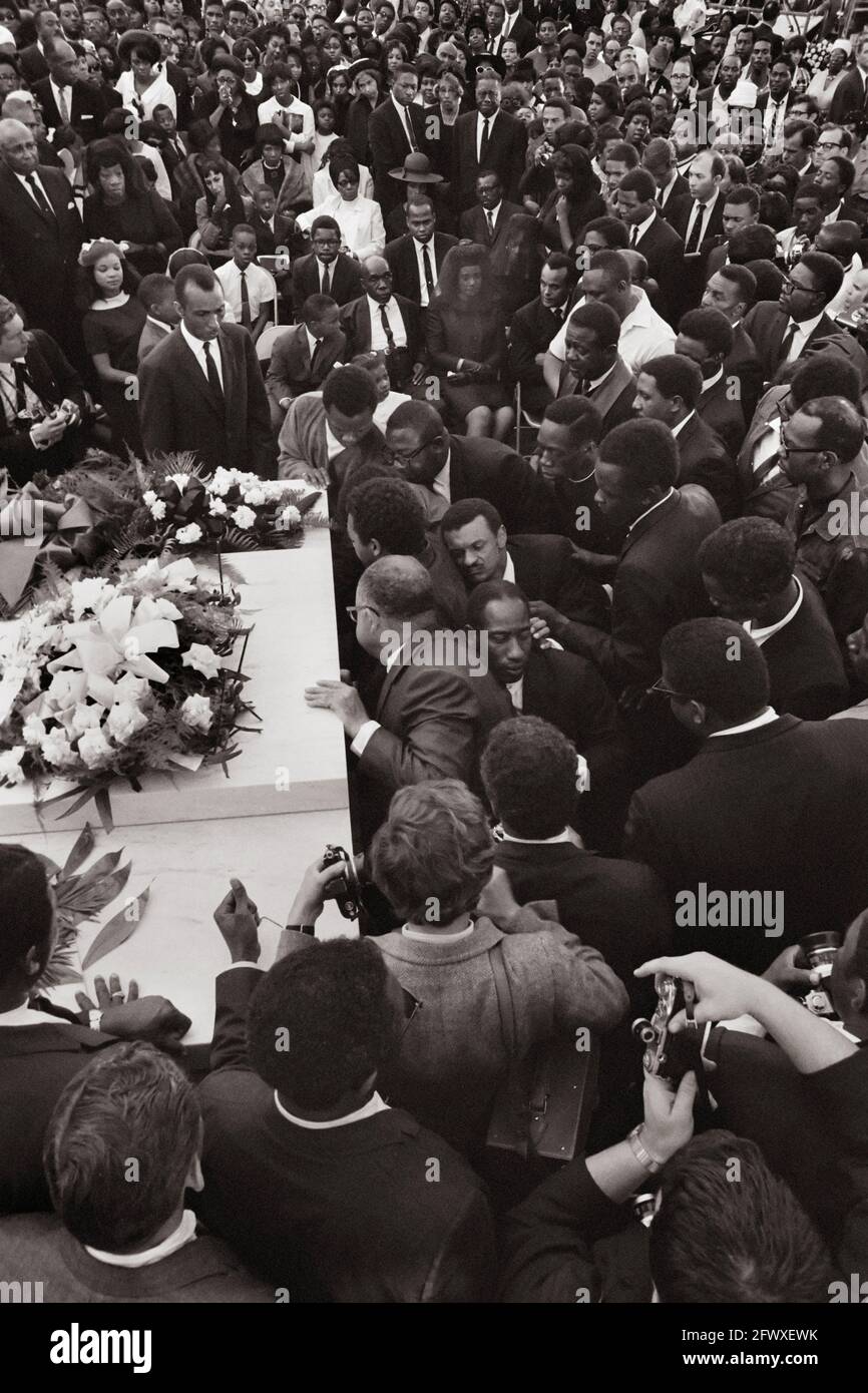 Martin luther king jr funeral immagini