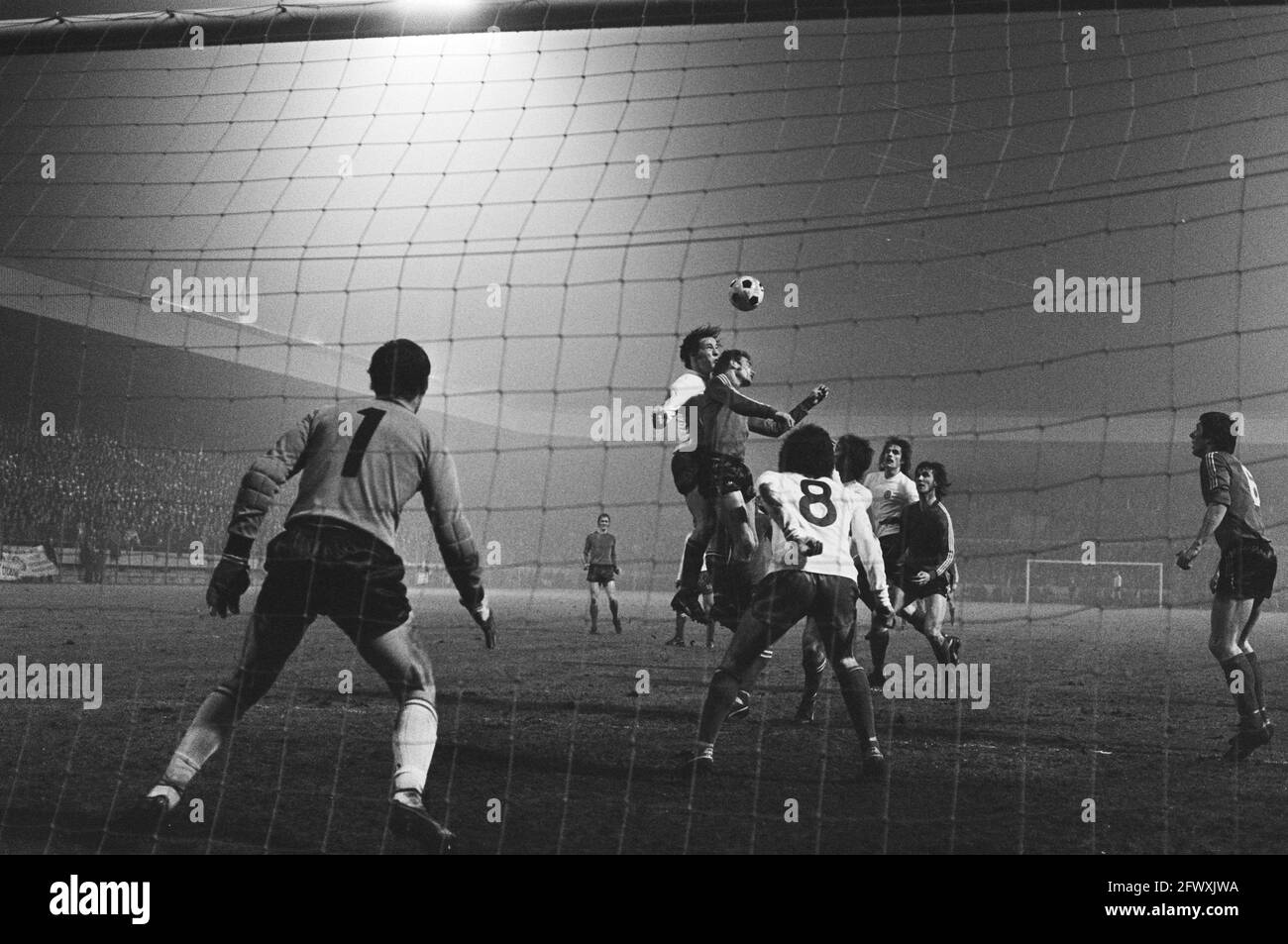 PSV contro Hajduk Split (Europacup-i) 3-0; momenti di gioco, 17 marzo 1976, sport, calcio, I Paesi Bassi, foto agenzia stampa del XX secolo, notizie a reme Foto Stock