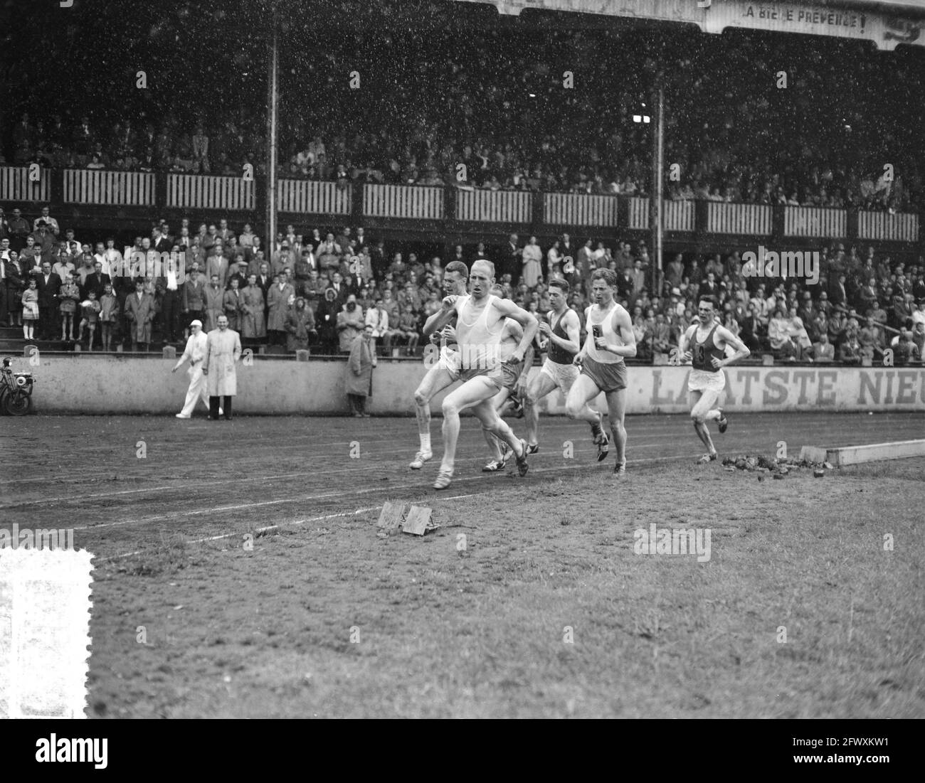 Atletica Belgio contro i Paesi Bassi. Anversa. Varie, 29 luglio 1956, ATLETICA, Paesi Bassi, 20 ° secolo agenzia stampa foto, notizie a. Foto Stock