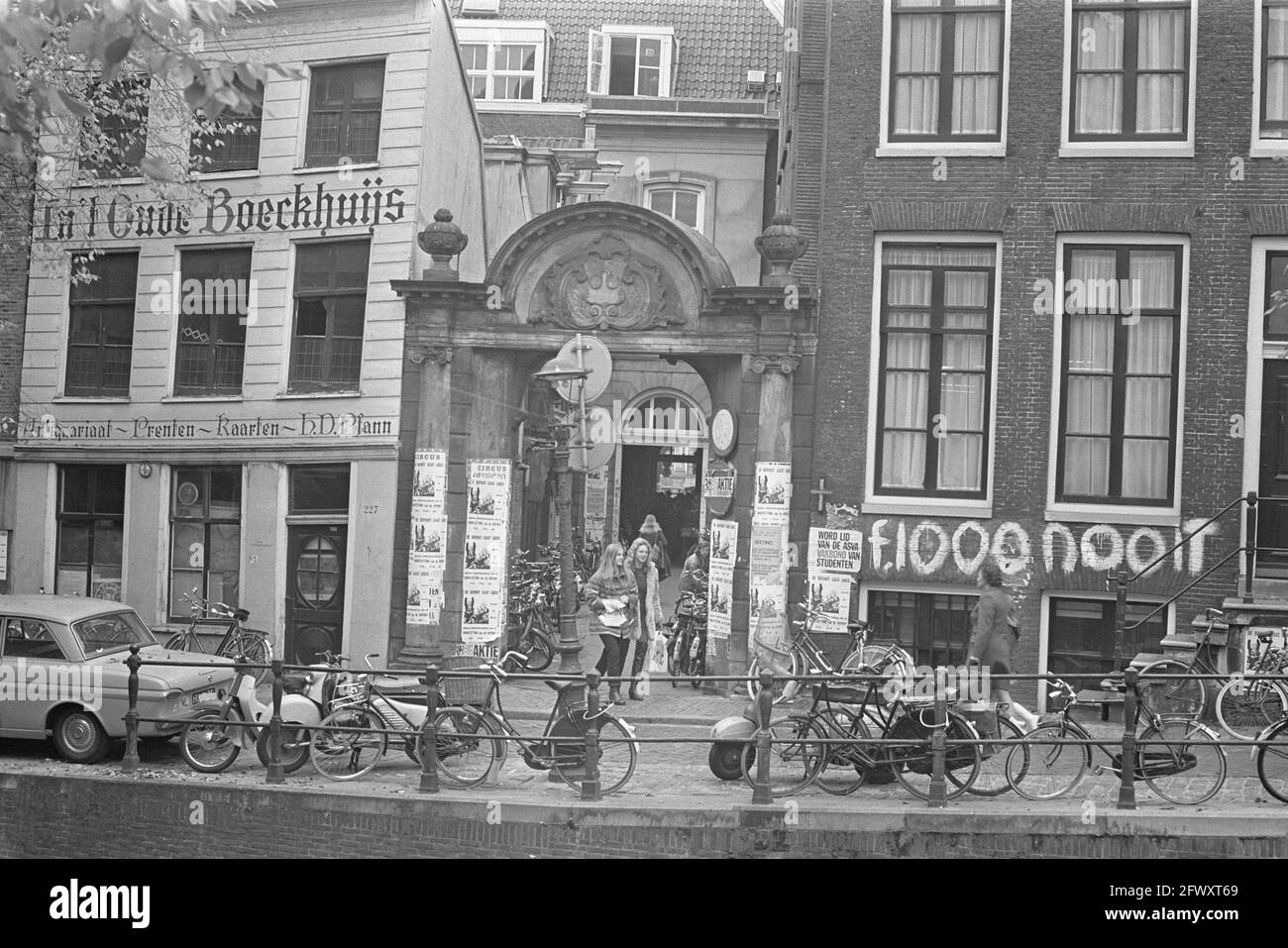 Oudemanhuispoort, Amsterdam, 16 ottobre 1972, Paesi Bassi, foto agenzia stampa del xx secolo, notizie da ricordare, documentario, fotografia storica 1 Foto Stock
