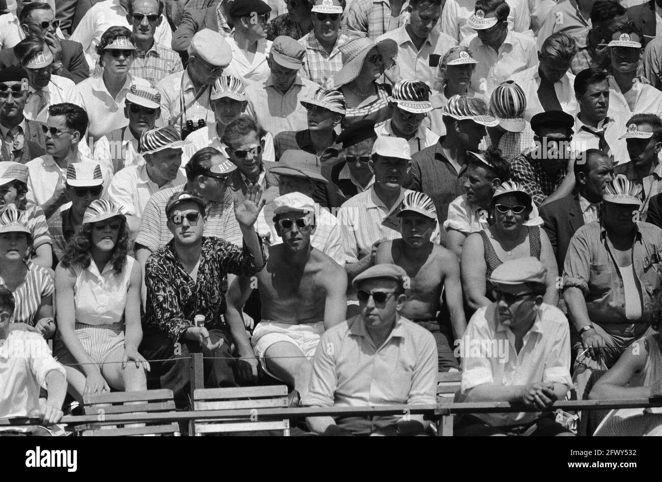 Pubblico, 26 giugno 1960, sport motoristici, Paesi Bassi, foto agenzia stampa del xx secolo, notizie da ricordare, documentario, fotografia storica 1945-1990, Foto Stock