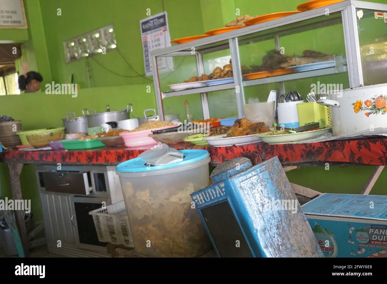 Il Warung e' un ristorante tradizionale indonesiano Foto Stock