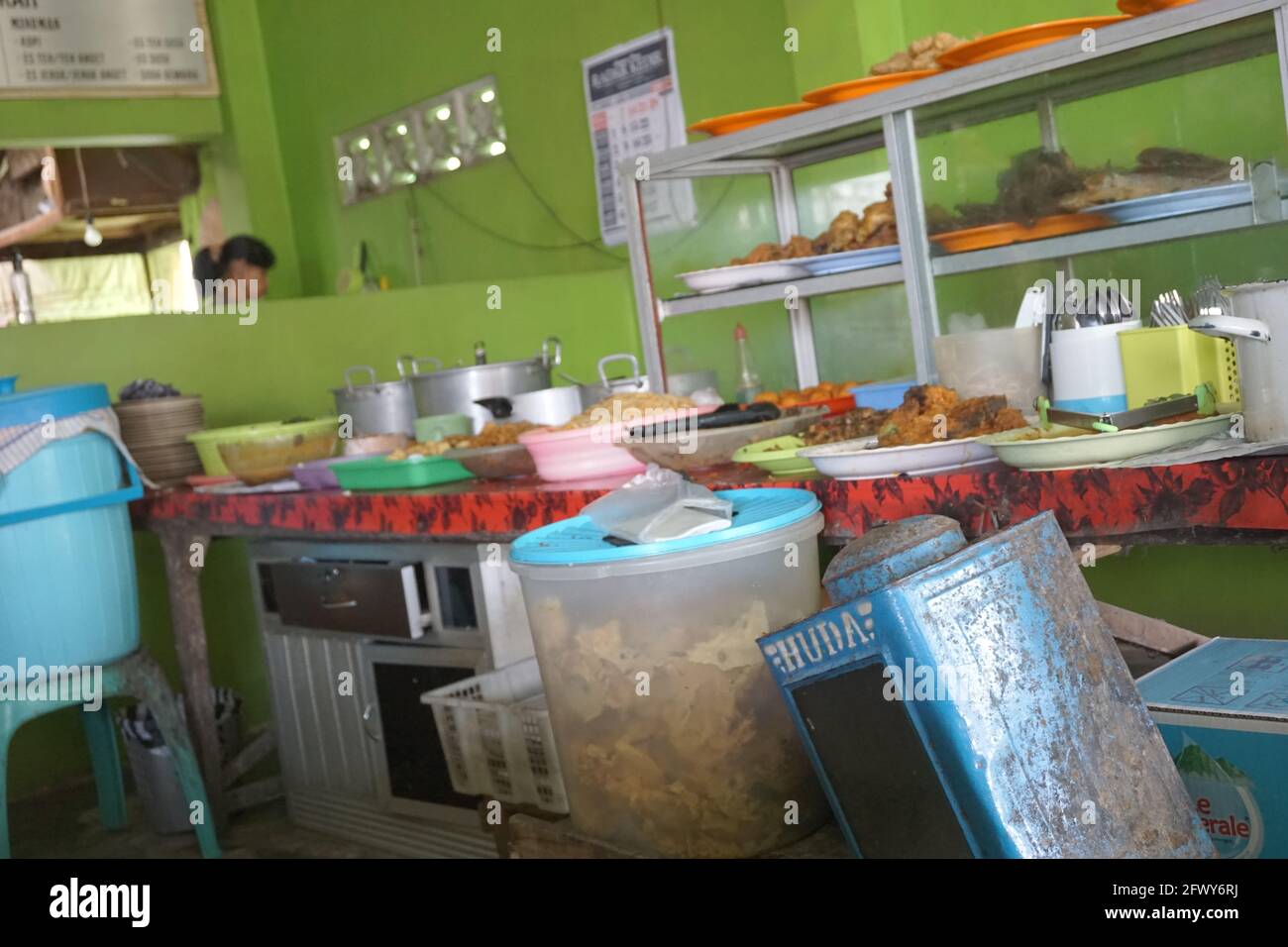 Il Warung e' un ristorante tradizionale indonesiano Foto Stock